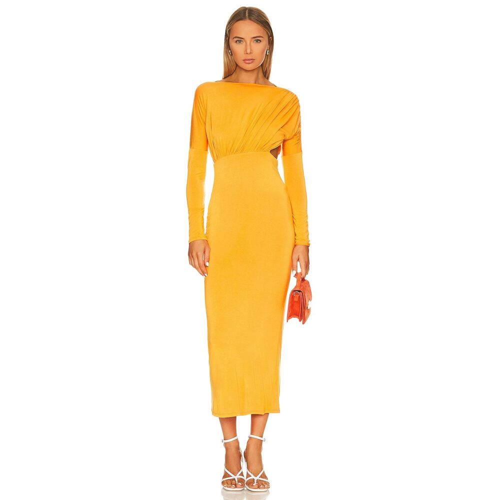 The Line By K Pascal Dress in Tangerine, Small, NWT